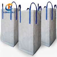 Waterproof 1000kg jumbo bag 90x90x90 dimension 100% virgin material for packing sand cement FIBC bag China manufacturer